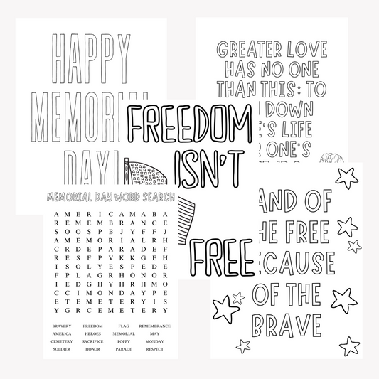 Free Printables - Memorial Day