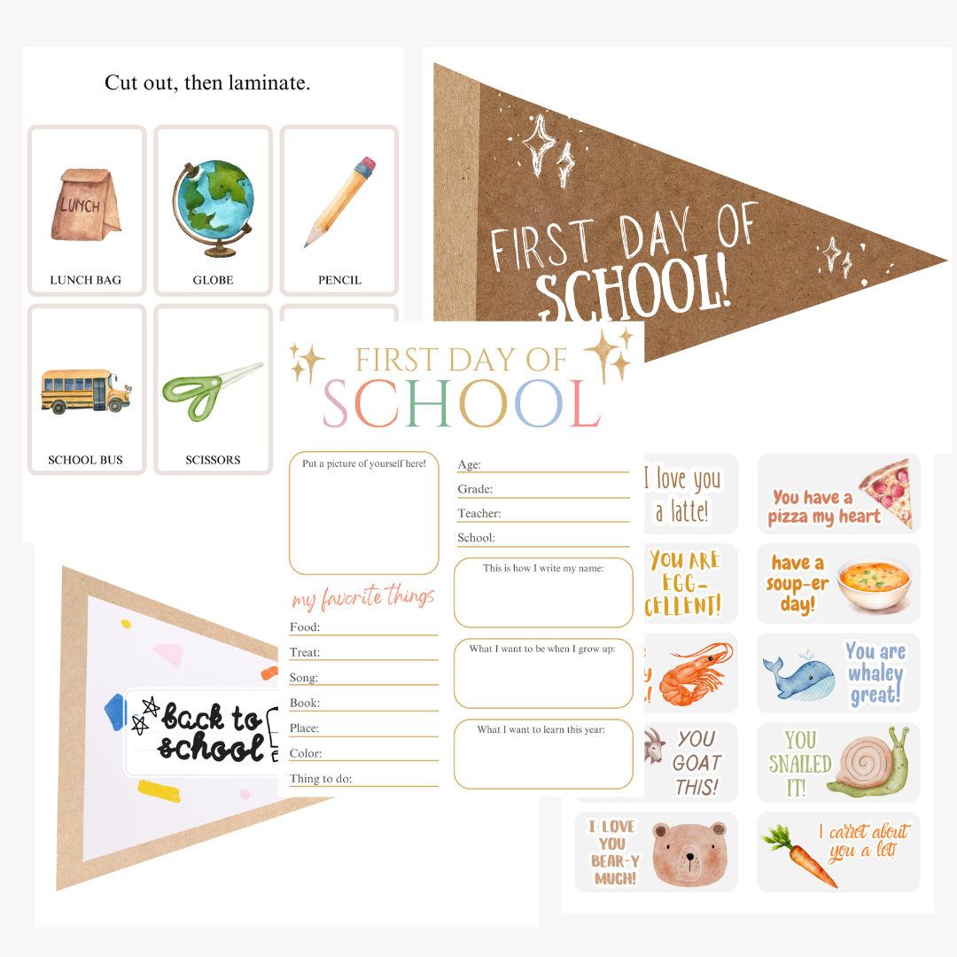 Printables - Back to School
