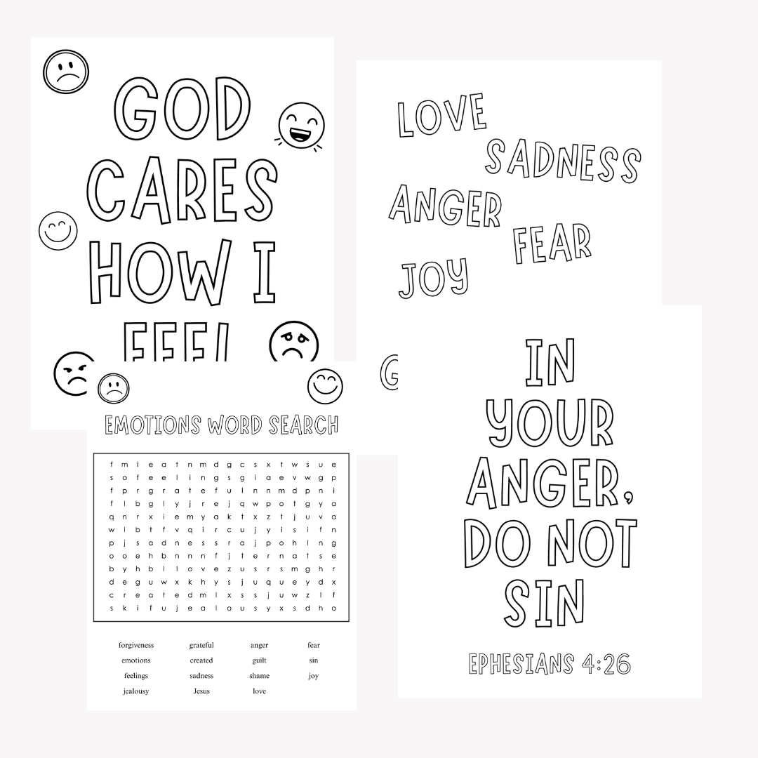 Free Printables - All About Feelings
