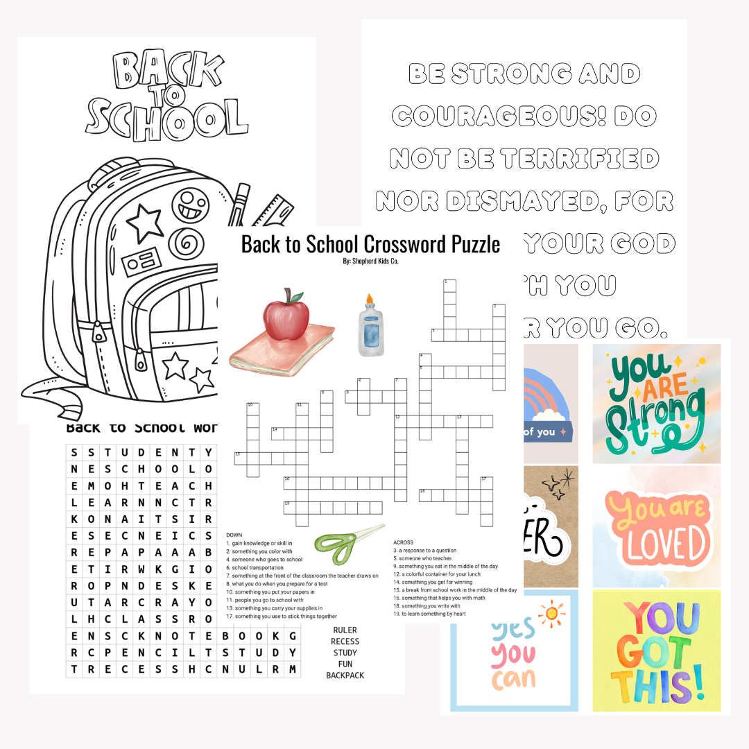 Free Printables - Back to School