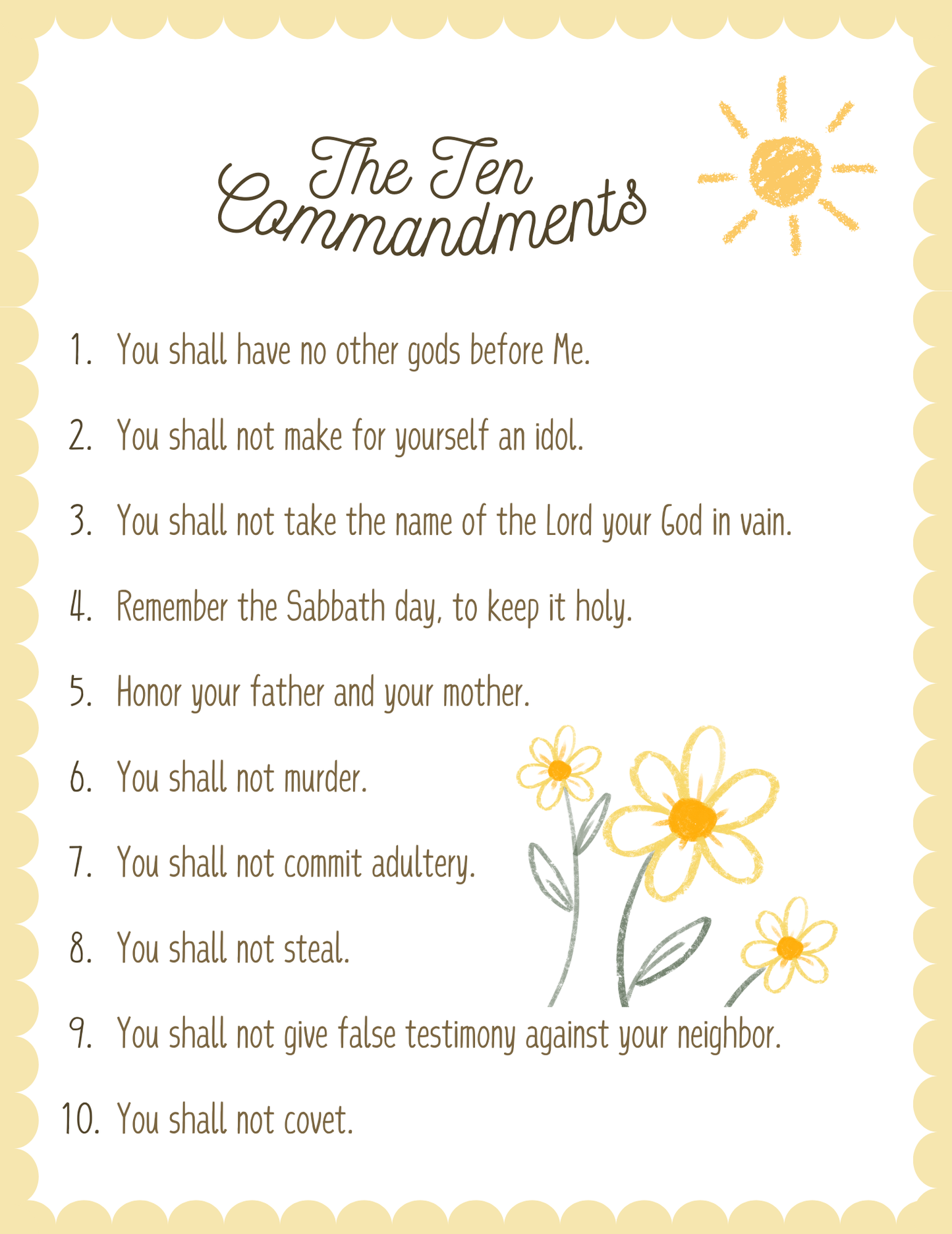 The Ten Commandments